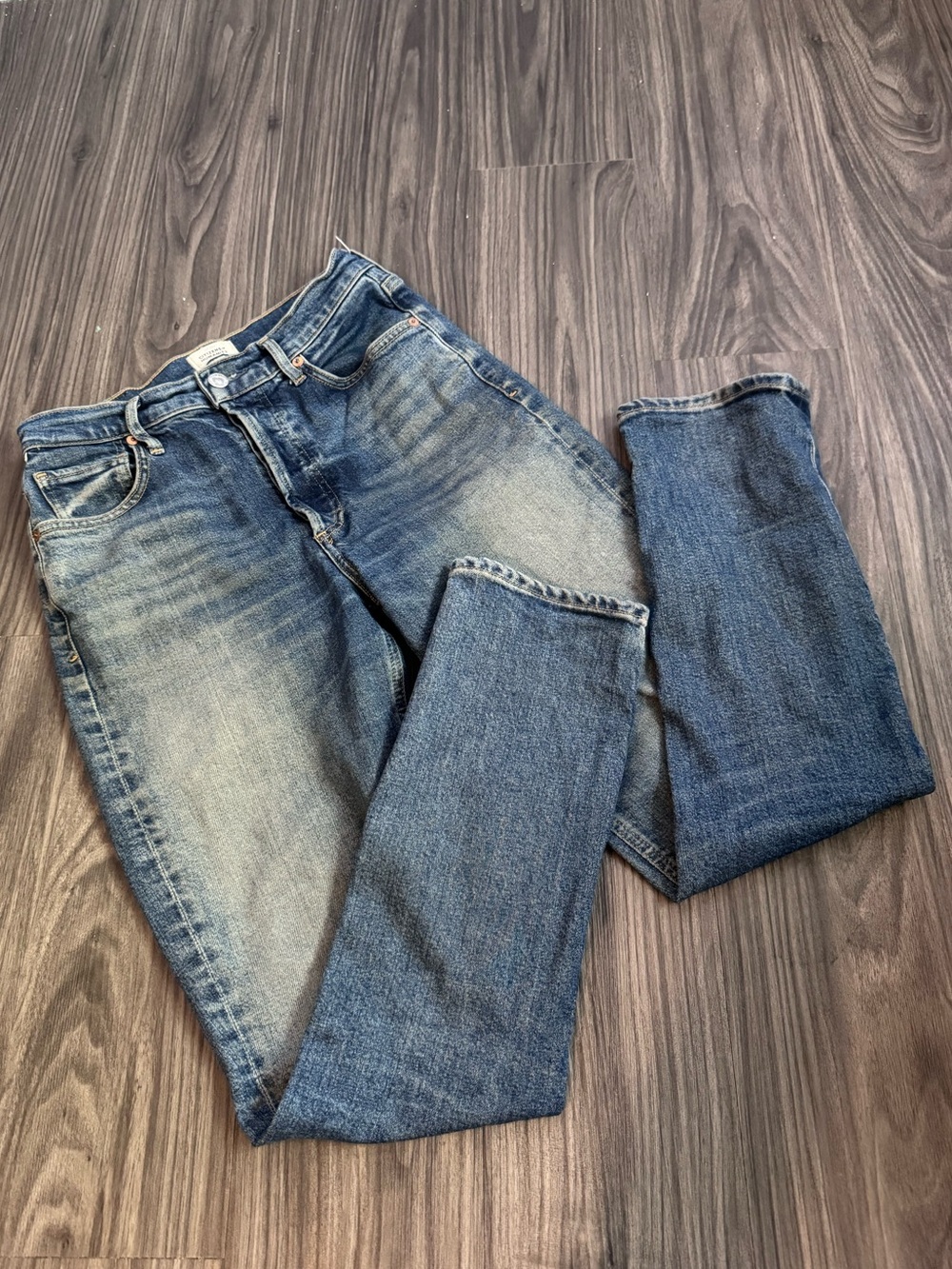 Citizens of Humanity High Waist Charlotte Straight Leg Jeans